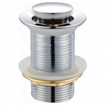 SUNRIDGE BASIN WASTE UNSLOTTED POP-UP CHROME 32MM