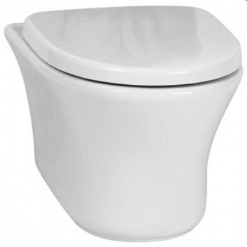 WHITE ECO DIPLOMATE WALL HUNG PAN