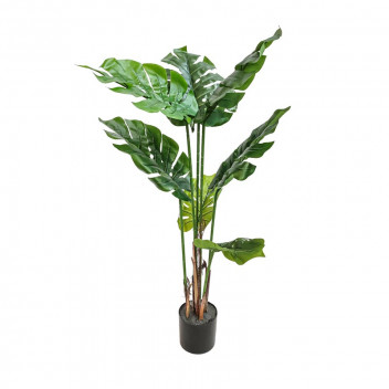MONSTERA THIN STEM ARTIFICIAL TREE IN POT 1M