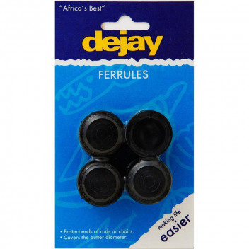 DEJAY ROUND RUBBER FERRULE 15MM 4PP