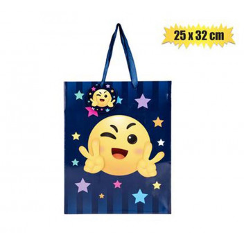 LARGE EMOJI GIFT BAG 25X32CM