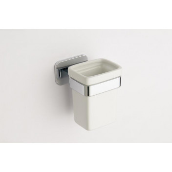 ECLIPSE CHROME TOOTHBRUSH HOLDER & TUMBLER