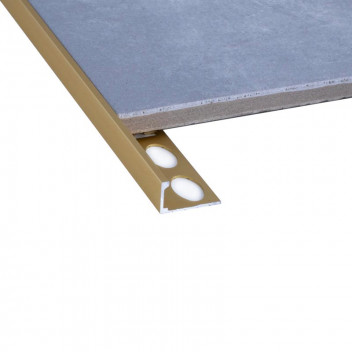 STRAIGHT EDGE MATT GOLD TRIM DECOR  10MM X 2.5M