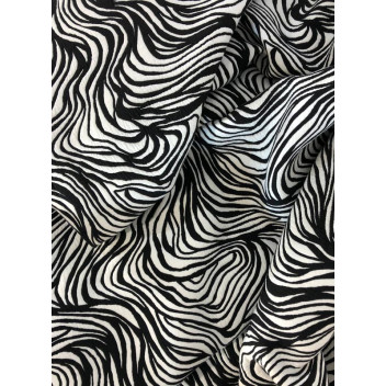 BLACK ZEBRA KING SIZE QUILT