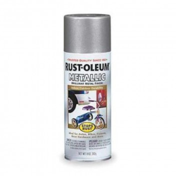 R-OLEUM METALLIC SILVER SPRAY PAINT 312G