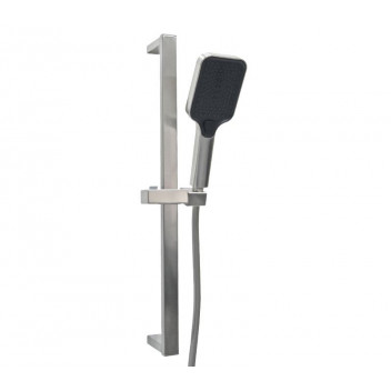 BLUTIDE RECTANGULAR 4-FUNCTION STAINLESS STEEL SHOWER RAIL SET