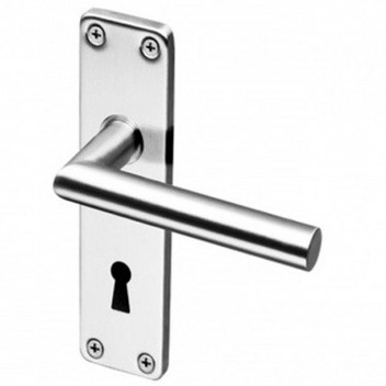 QS COUPE OULU STAINLESS STEEL KEY TUBE DOOR FURNITURE