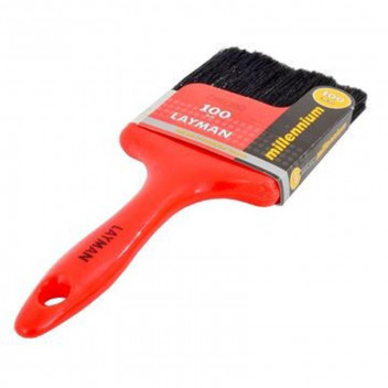 ACADEMY  LAYMAN PAINT BRUSH RED  100MM