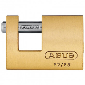 ABUS BRASS INSURANCE SINGLE BLISTER PADLOCK 63MM