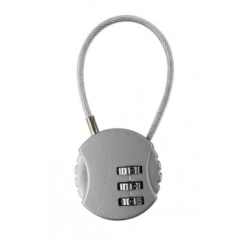 LONG CABLE SILVER 3 DIGIT COMBO PADLOCK