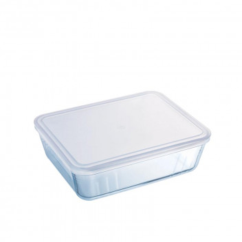 PYREX COOK AND FREEZE DISH WITH PLASTIC LID 4L