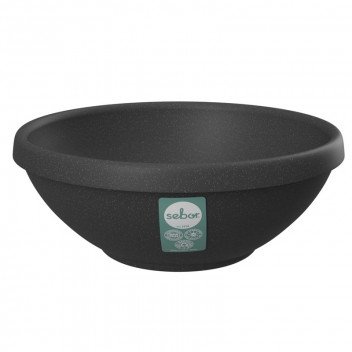 SEBOR CHARCOAL SOLAR DISH PLASTIC POT 30CM