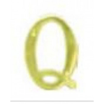 EUROBRASS BRASS Q LETTER 75MM