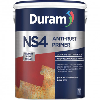 DURAM ANTI-RUST COATING 5LT - RED OXIDE