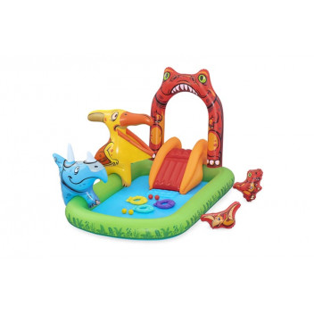 FLOAT POOL 53160  PLAY-CENTRE JURASSIC   2.41X1.4X1.37M BESTWAY