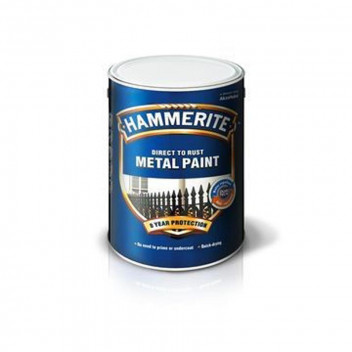HAMMERITE BLACK SMOOTH METAL PAINT 5L