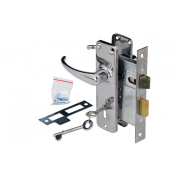 BLISTERYALE 3 LEVER CHROME LOCKSET