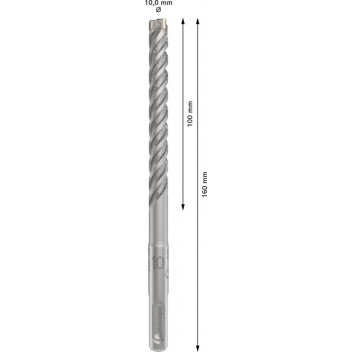 BOSCH PRO SDS PLUS-5X HAMMER CONCRETE DRILL BIT 10MMX160MM