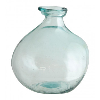 ORGANIC GLASS VASE 18CM