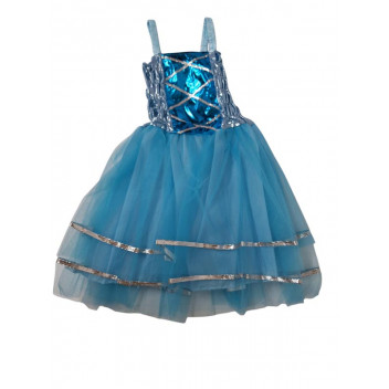 KIDS BLUE PRINCESS PARTY DRESS