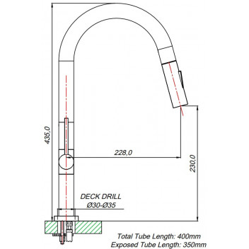 SINK MIXER PULLOUT.