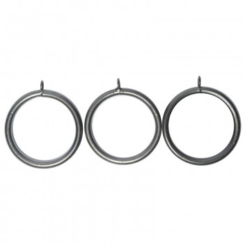 GUN METAL CURTAIN RING  50MM 10 PER PACK