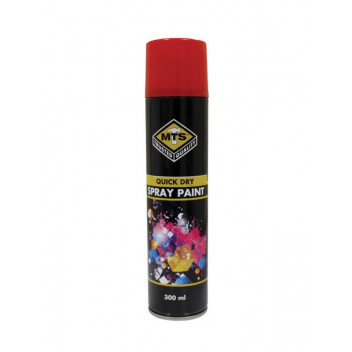 MTS METALLIC RED SPRAY PAINT 300ML