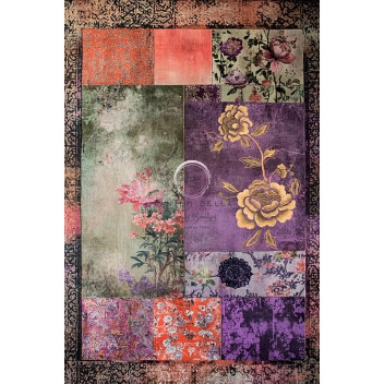 FLORAL MOSAIC DECOUPAGE A3