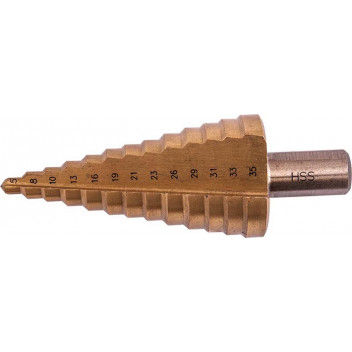 TORK CRAFT STEP DRILL HSS 5-35MMX2-3MM