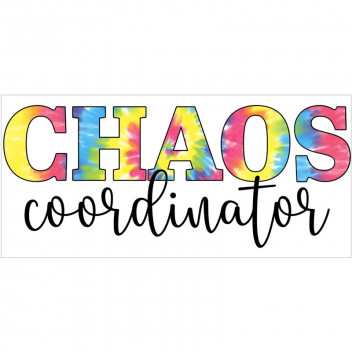 CHAOS COORDINATOR VINYL CRAFT UV DTF STICKER