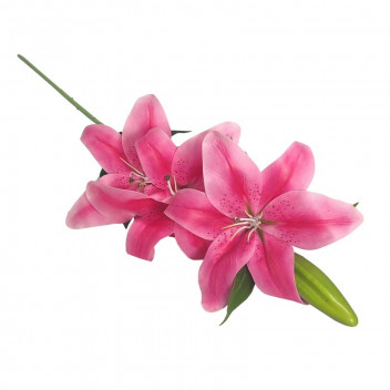 DARK PINK LILY ARTIFICIAL FLOWER