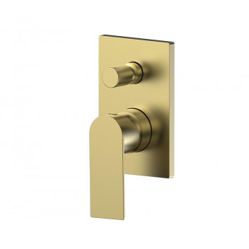 MIXER CONCEALED SILK WITH DIVERTER TRIM SET BRASS BLUTIDE