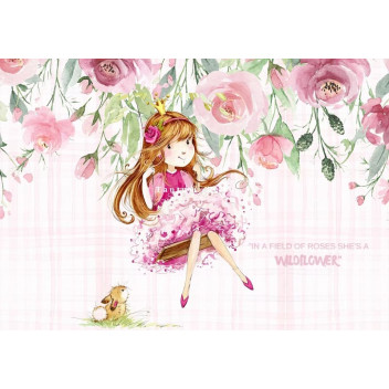 DECOUPAGE LITTLE ROSE PRINCESS A4