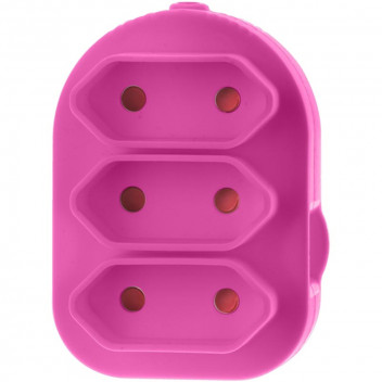 ELECTRICMATE EUROMATE PINK TRIPLE ADAPTOR