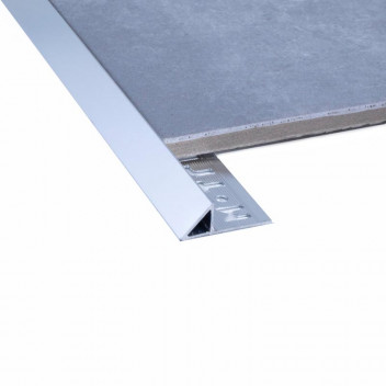 TRIANGLE EDGE MATT SILVER TRIM DECOR  10MM X 2.5M
