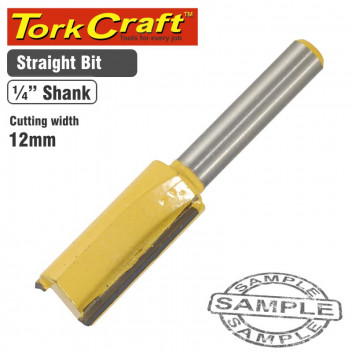 TORK CRAFT STRAIGHT ROUTER BIT 12MM