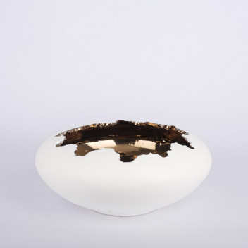 WHITE BROKEN ORCHID VASE