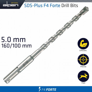 ALPEN SDS PLUS DRILL HAMMER F4 BIT 160 X 100 5MM