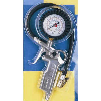 AIRCRAFT TYRE AIR INFLATOR WITH GAUGE