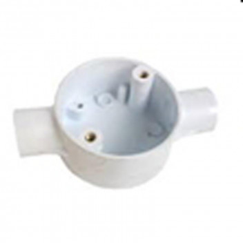 PVC 2WAY CONDUIT BOX 20MM