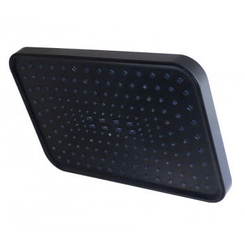 BLUTIDE RECTANGULAR BLACK HEAD SHOWER 200X300MM