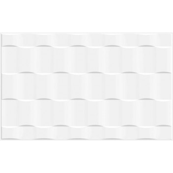 KEDA WAVE WHITE CERAMIC TILE WALL 250 X 400 1.5M2