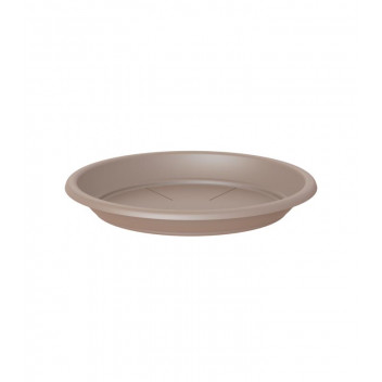 ARTEVASI TAUPE ROUND PLASTIC SAUCER 30CM