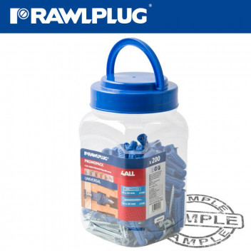 Universal Nylon Plug 10x50mm 200 pp