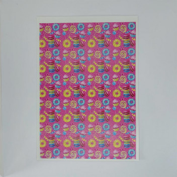 CRAFT CANDY PINK FAUX LEATHER A11