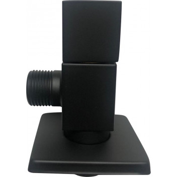 BRETTEN ANGLE VALVE SQUARE BLACK 15X15MM