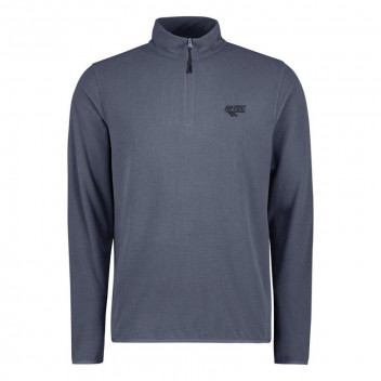 HI-TEC TECH 1/4 ZIP FOLKSTONE GREY MENS FLEECE TOP 2XLARGE