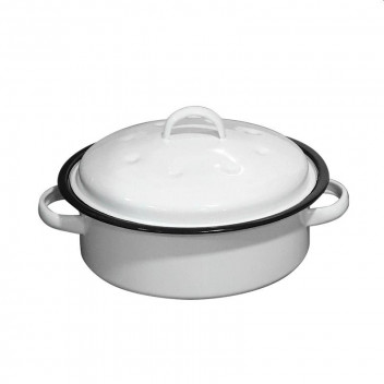 LK\'S ENAMEL SMALL ROUND CASSEROLE