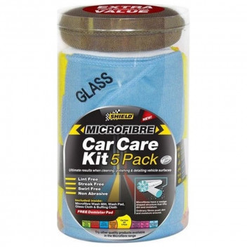SHIELD CAR CARE MICRO FIBRE KIT 5PACK