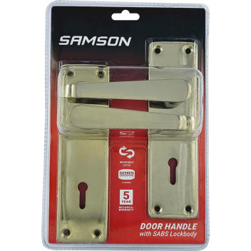 BOLTFIX VICTORIAN SCROLL LOCK SET STAIN NICKEL 6INCH SAMSON.